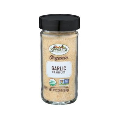 Sprouts Organic Garlic Granules Spice 65g