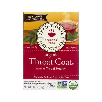 Traditional Medicinals Organic Throat Coat Seasonal Tea 30g