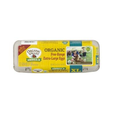 Organic Valley Organic Free-Range Extra-Large Eggs 12pcs