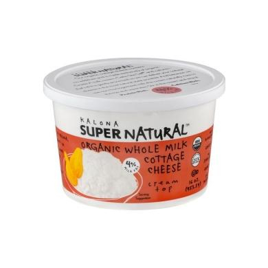 Kalona Super Natural Organic Whole Milk Cottage Cheese 300g